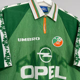 Shop 1996/97 IRELAND HOME SHIRT (XL) UMBRO, classic football shirts, vintage football shirts & retro soccer jerseys at Cult Kits