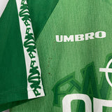 Shop 1996/97 IRELAND HOME SHIRT (XL) UMBRO, classic football shirts, vintage football shirts & retro soccer jerseys at Cult Kits