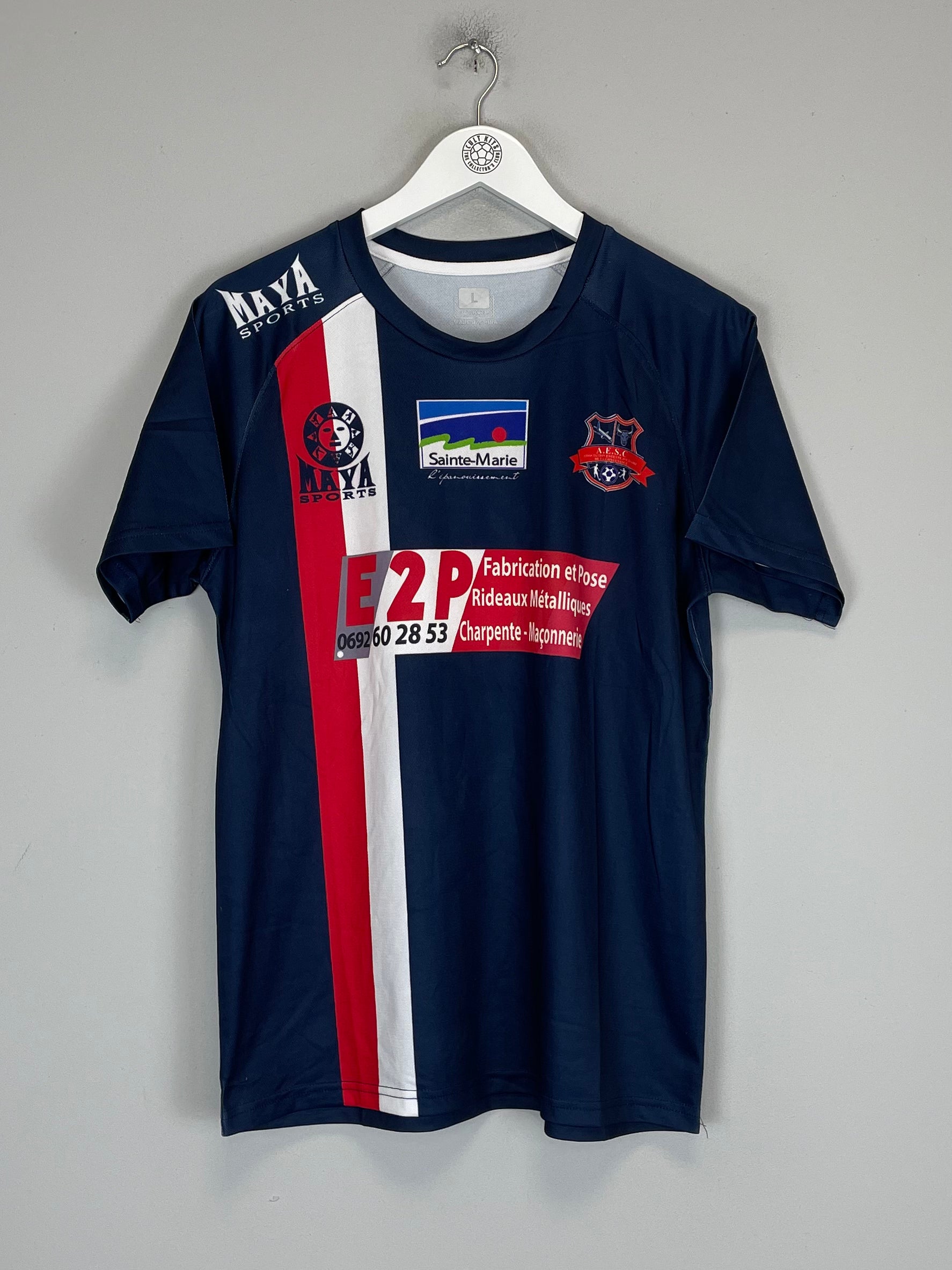 Shop A.E.S.C HOME SHIRT (L) MAYA SPORTS, classic football shirts, vintage football shirts & retro soccer jerseys at Cult Kits