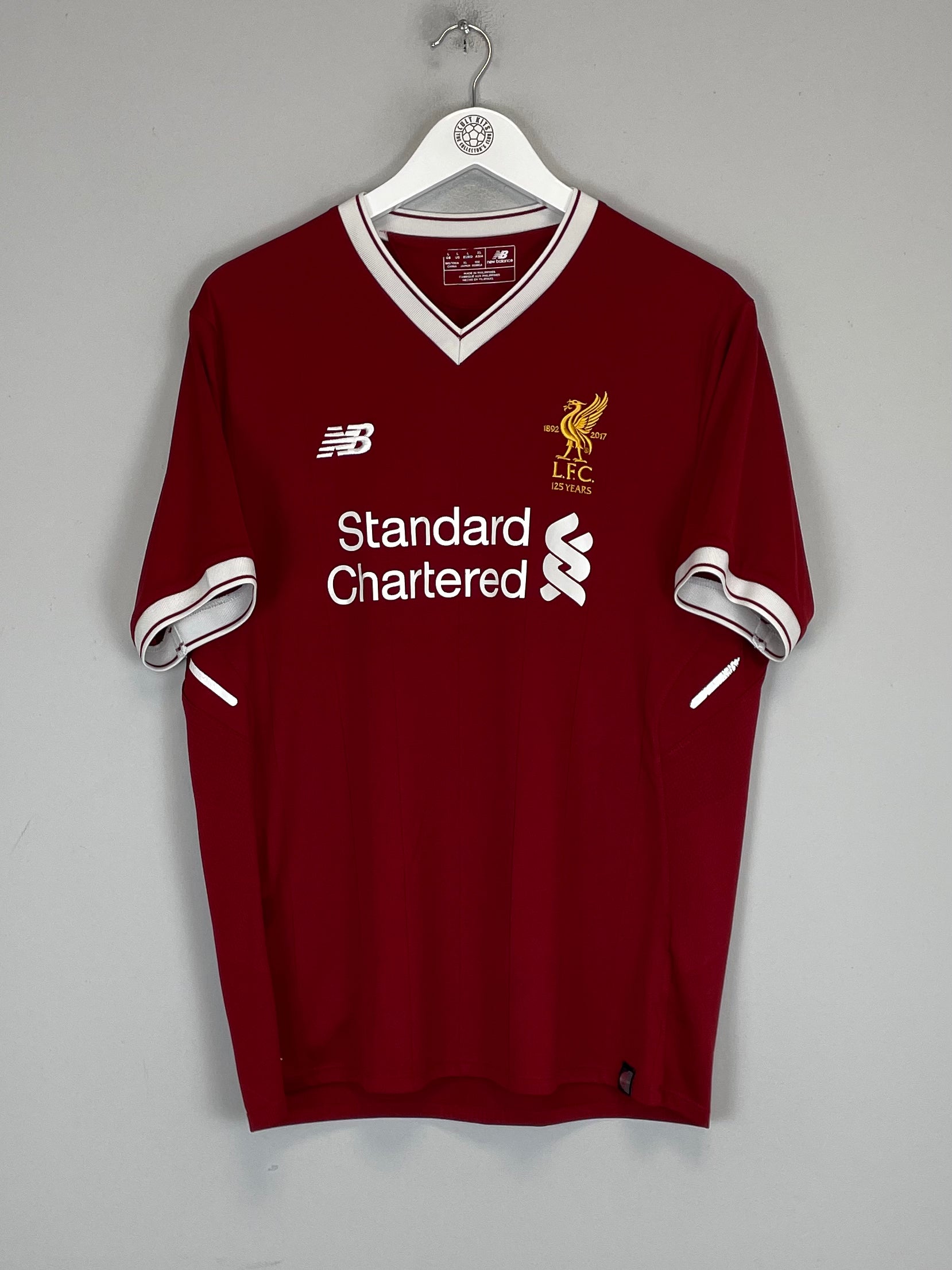 Shop 2017/18 LIVERPOOL MANE #19 *125 YEAR* HOME SHIRT (L) NEW BALANCE, classic football shirts, vintage football shirts & retro soccer jerseys at Cult Kits