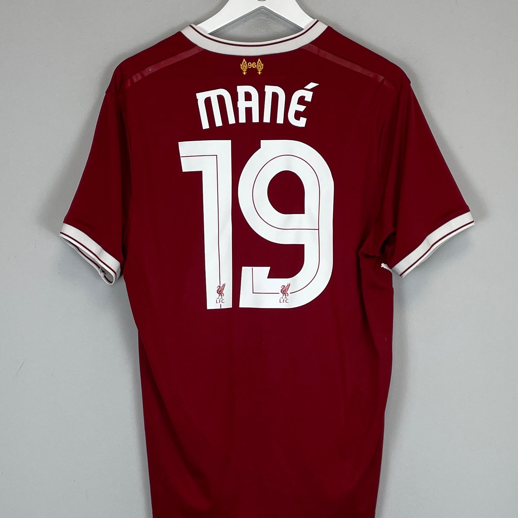 Shop 2017/18 LIVERPOOL MANE #19 *125 YEAR* HOME SHIRT (L) NEW BALANCE, classic football shirts, vintage football shirts & retro soccer jerseys at Cult Kits