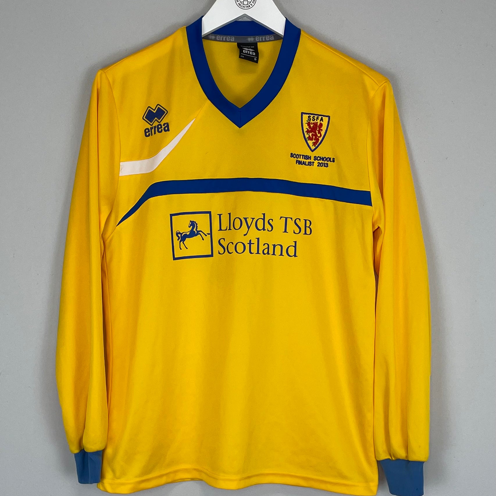 Shop 2013 SCOTLAND SCHOOLS FINALIST #9 L/S SHIRT (S) ERREA, classic football shirts, vintage football shirts & retro soccer jerseys at Cult Kits