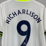 Shop 2022/23 TOTTENHAM RICHARLISON #9 HOME SHIRT (M) NIKE, classic football shirts, vintage football shirts & retro soccer jerseys at Cult Kits