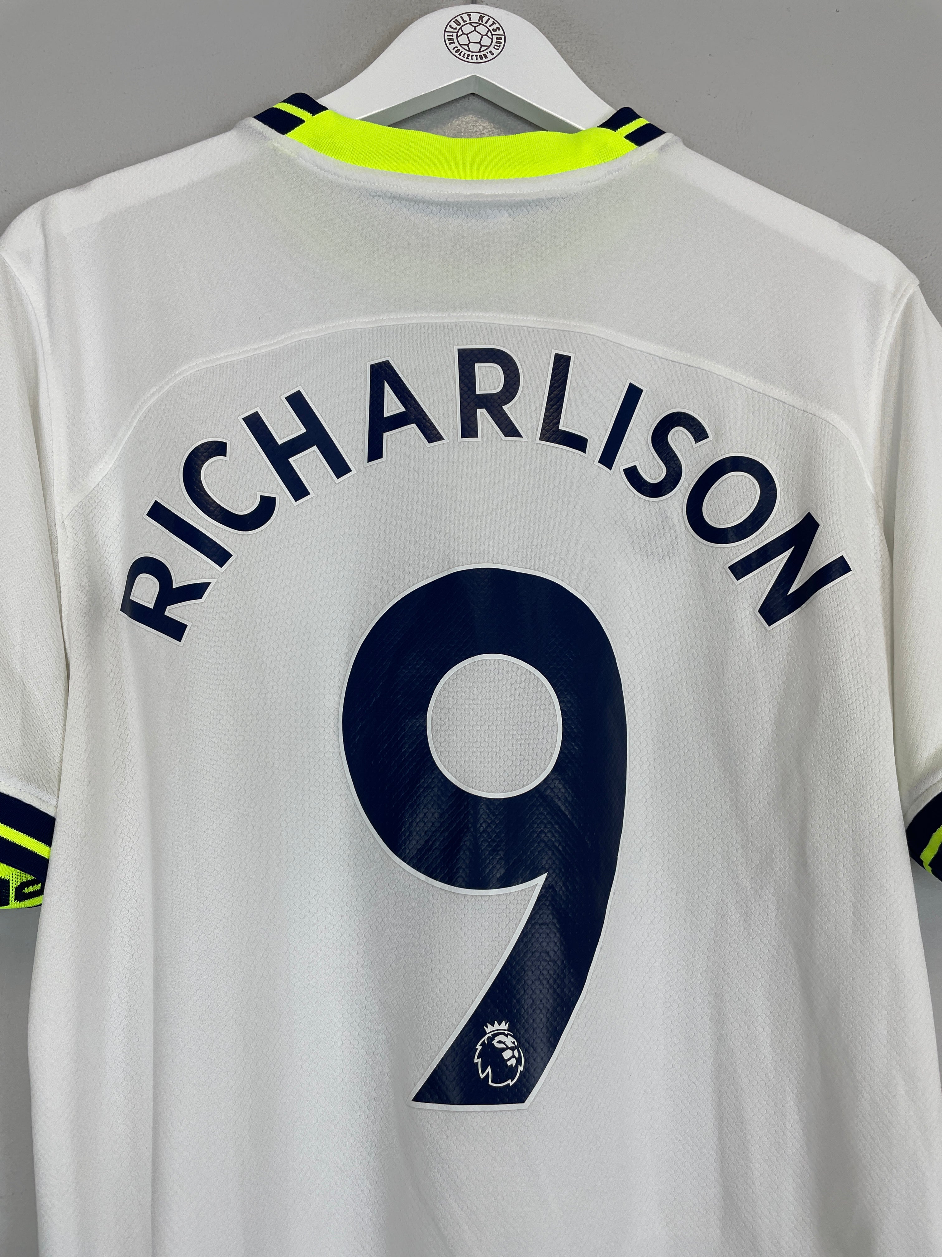 Shop 2022/23 TOTTENHAM RICHARLISON #9 HOME SHIRT (M) NIKE, classic football shirts, vintage football shirts & retro soccer jerseys at Cult Kits