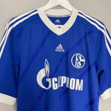 Shop 2012/13 SCHALKE HOME SHIRT (L) ADIDAS, classic football shirts, vintage football shirts & retro soccer jerseys at Cult Kits
