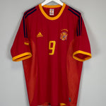Shop 2002/04 SPAIN MORIENTES #9 HOME SHIRT (XL) ADIDAS, classic football shirts, vintage football shirts & retro soccer jerseys at Cult Kits