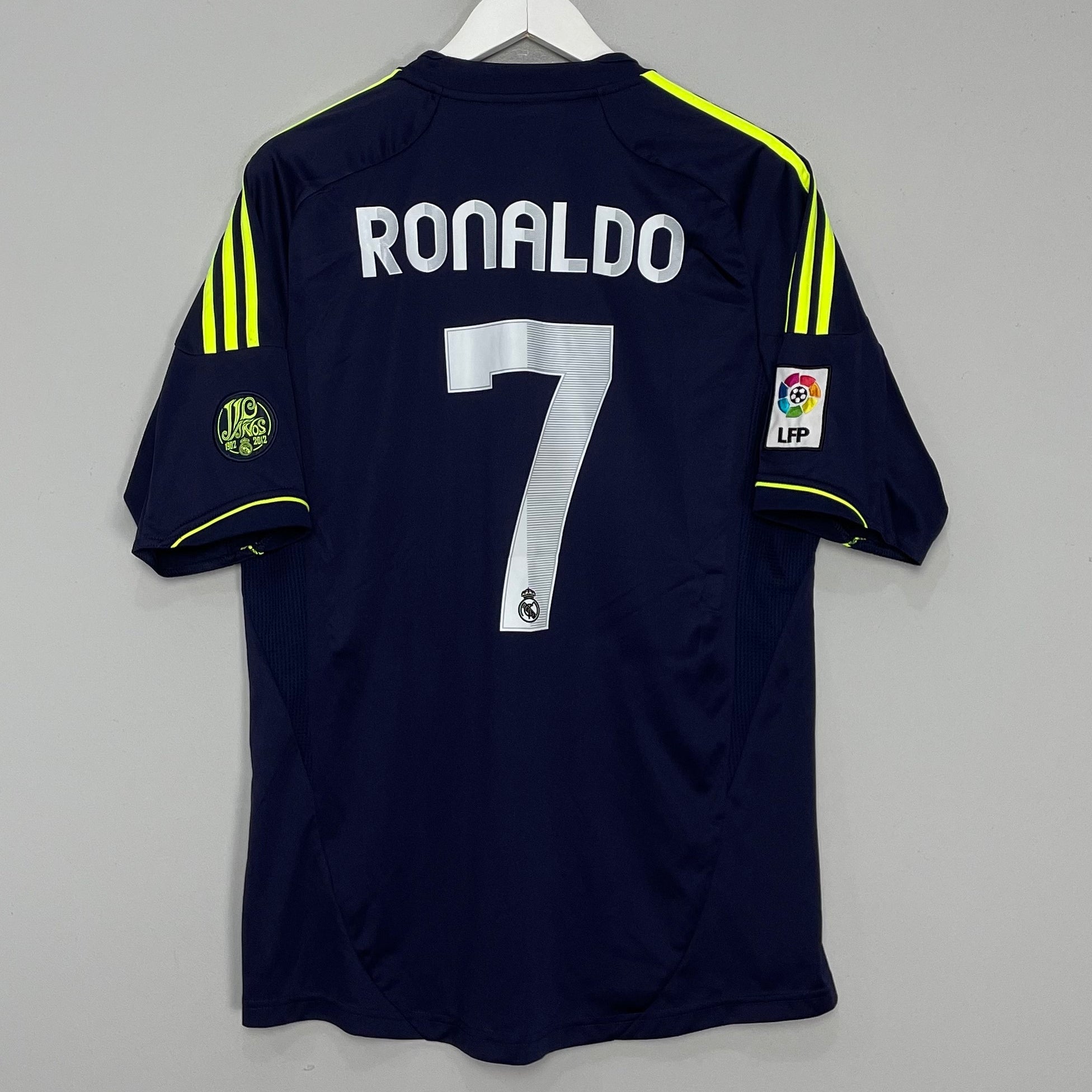 Shop 2012/13 REAL MADRID RONALDO #7 AWAY SHIRT (L) ADIDAS, classic football shirts, vintage football shirts & retro soccer jerseys at Cult Kits