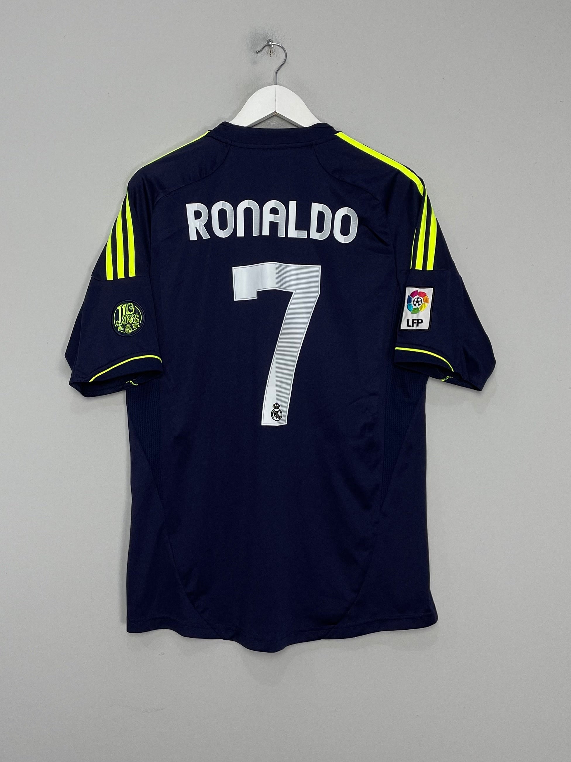 Shop 2012/13 REAL MADRID RONALDO #7 AWAY SHIRT (L) ADIDAS, classic football shirts, vintage football shirts & retro soccer jerseys at Cult Kits