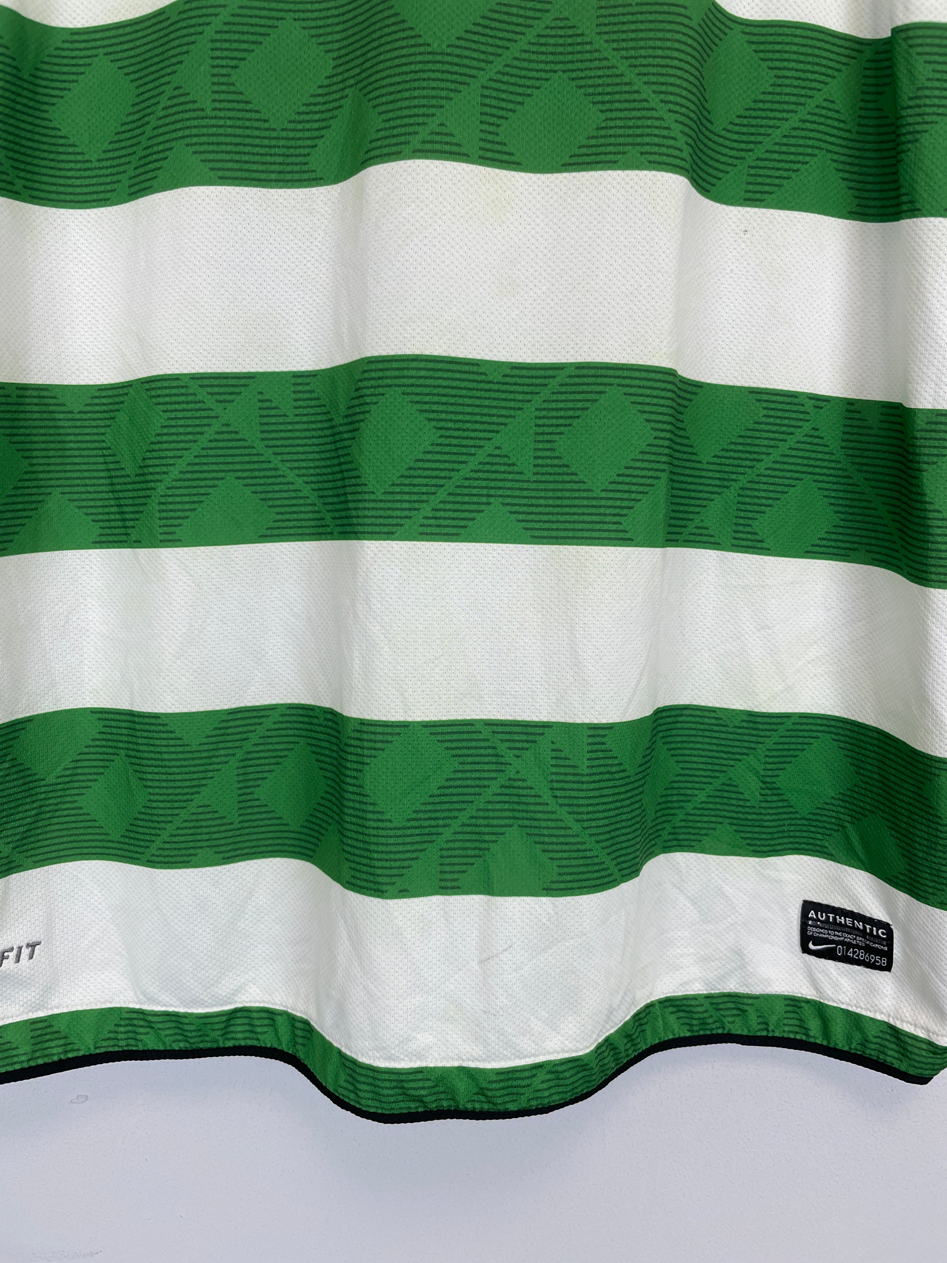 Shop 2010/12 CELTIC HOME SHIRT (L) NIKE, classic football shirts, vintage football shirts & retro soccer jerseys at Cult Kits