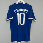 Shop 2006/07 BRAZIL RONALDINHO #10 AWAY SHIRT (L) NIKE, classic football shirts, vintage football shirts & retro soccer jerseys at Cult Kits