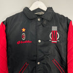 Shop 1990'S AC MILAN BOMBER JACKET (S) LOTTO, classic football shirts, vintage football shirts & retro soccer jerseys at Cult Kits