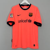 Shop 2009/10 BARCELONA IBRAHIMOVIC #10 AWAY SHIRT (L) NIKE, classic football shirts, vintage football shirts & retro soccer jerseys at Cult Kits