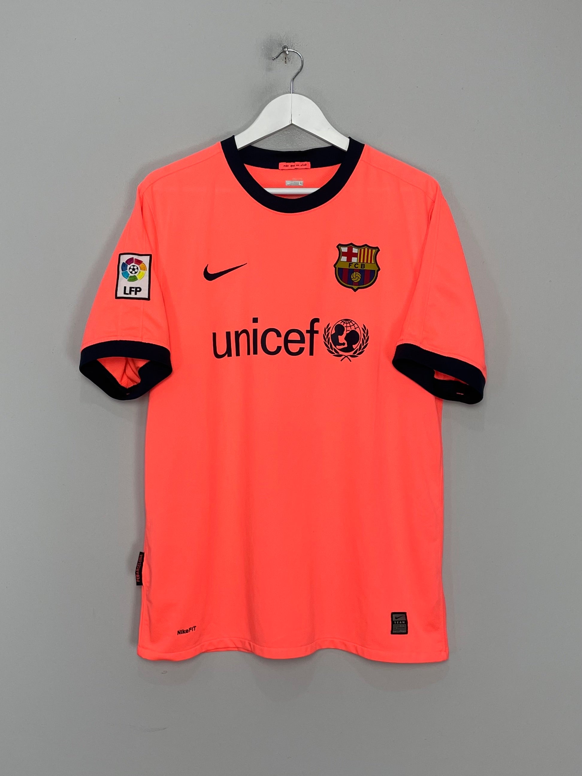 Shop 2009/10 BARCELONA IBRAHIMOVIC #10 AWAY SHIRT (L) NIKE, classic football shirts, vintage football shirts & retro soccer jerseys at Cult Kits