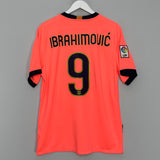 Shop 2009/10 BARCELONA IBRAHIMOVIC #10 AWAY SHIRT (L) NIKE, classic football shirts, vintage football shirts & retro soccer jerseys at Cult Kits