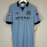 Shop 2012/13 MANCHESTER CITY YAYA TOURE #42 *BNWT* C/L HOME SHIRT (L) UMBRO, classic football shirts, vintage football shirts & retro soccer jerseys at Cult Kits