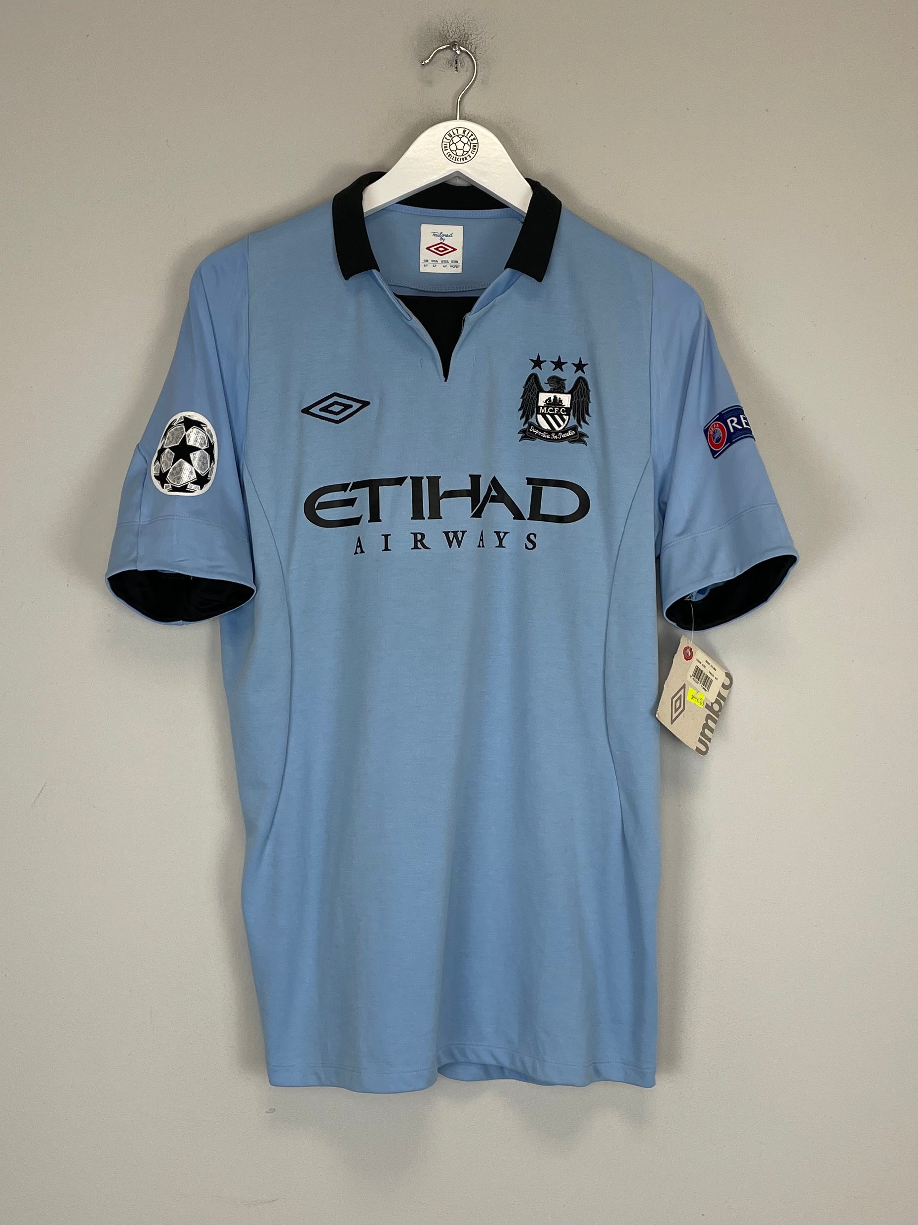 Shop 2012/13 MANCHESTER CITY YAYA TOURE #42 *BNWT* C/L HOME SHIRT (L) UMBRO, classic football shirts, vintage football shirts & retro soccer jerseys at Cult Kits