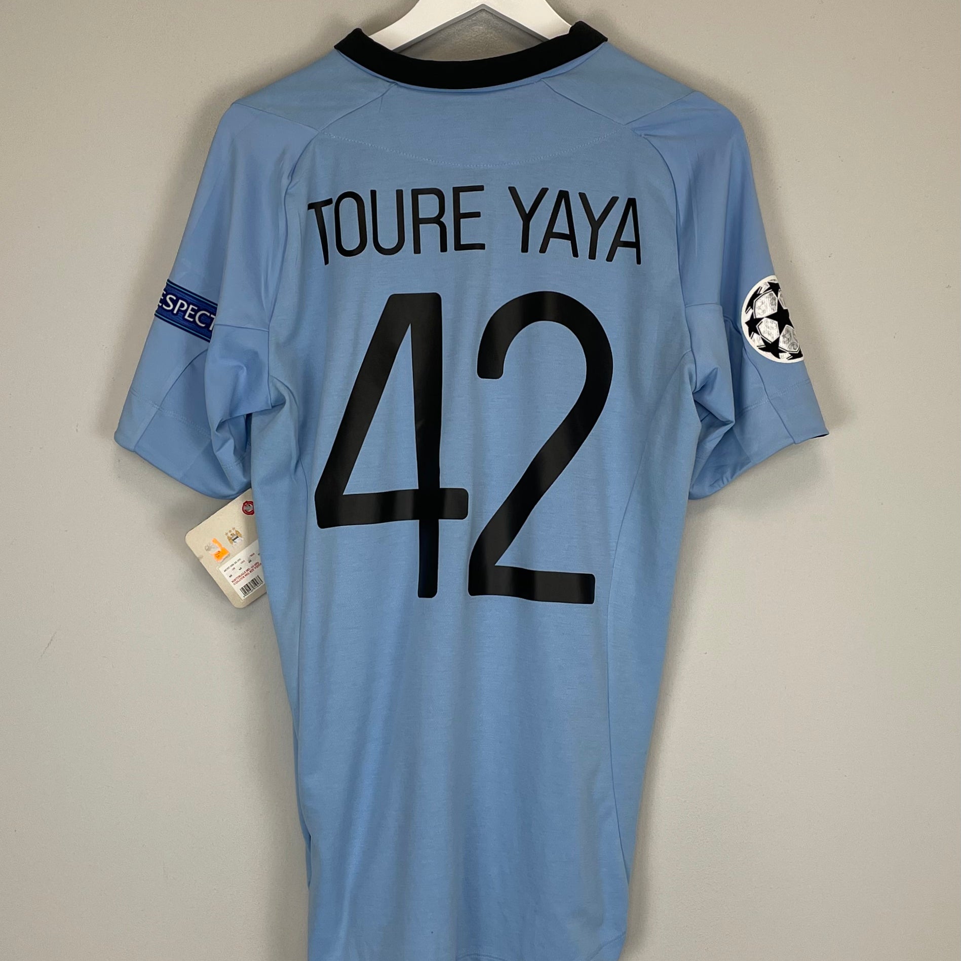 Shop 2012/13 MANCHESTER CITY YAYA TOURE #42 *BNWT* C/L HOME SHIRT (L) UMBRO, classic football shirts, vintage football shirts & retro soccer jerseys at Cult Kits
