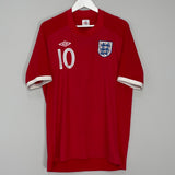 Shop 2010/11 ENGLAND ROONEY #10 AWAY SHIRT (L) UMBRO, classic football shirts, vintage football shirts & retro soccer jerseys at Cult Kits