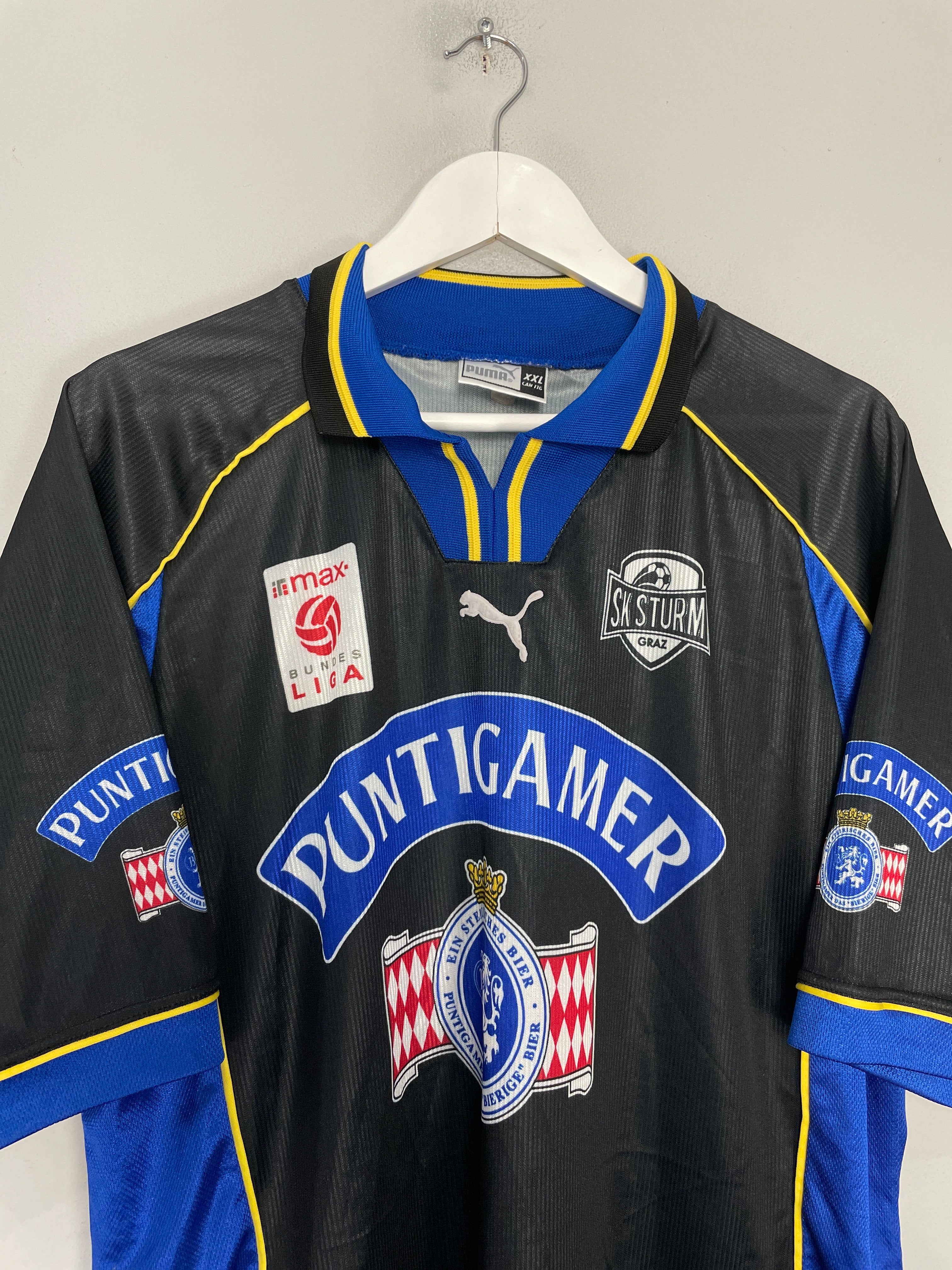 Shop 1998/99 STURM GRAZ AWAY SHIRT (XXL) PUMA, classic football shirts, vintage football shirts & retro soccer jerseys at Cult Kits
