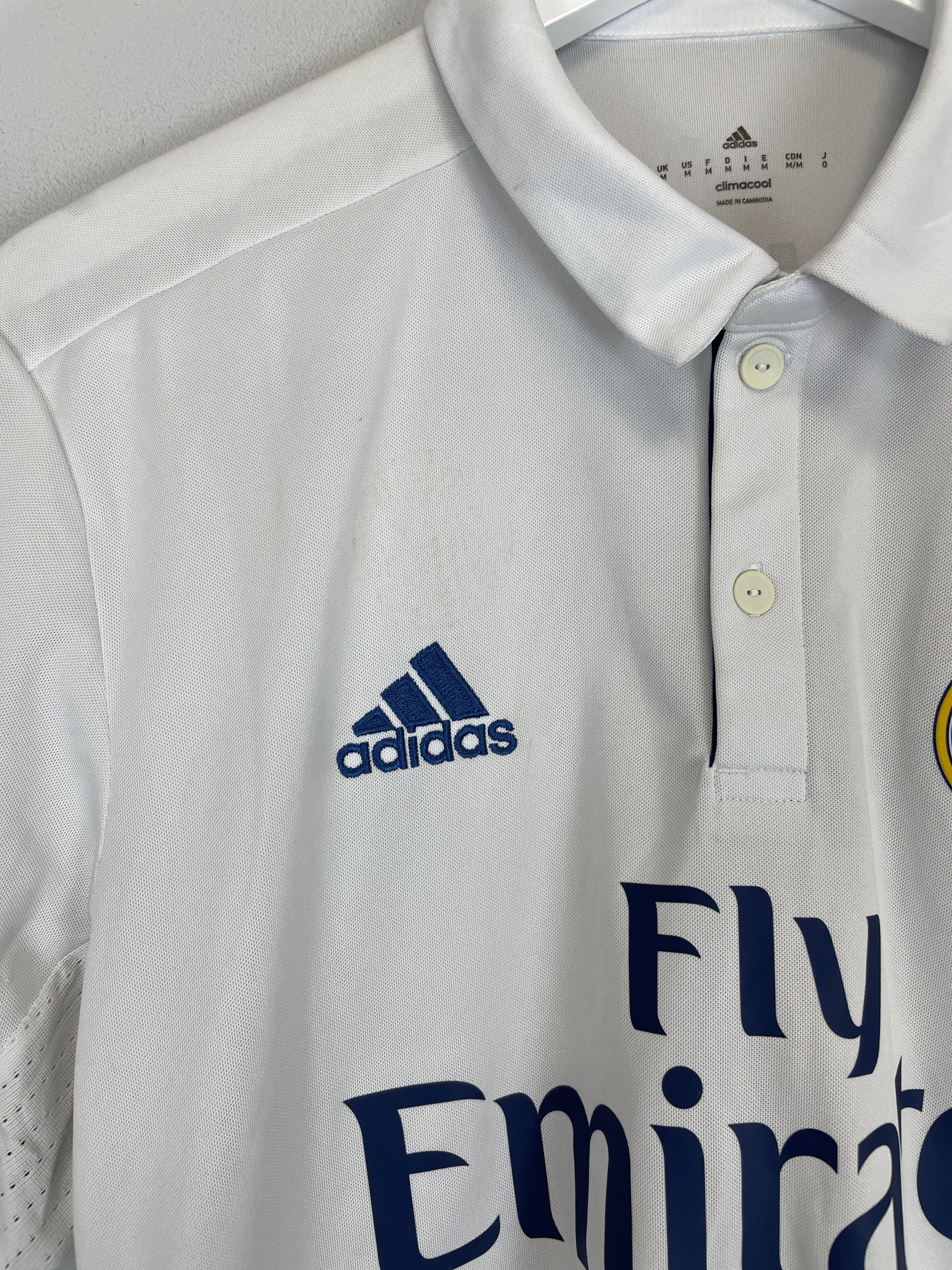 Shop 2016/17 REAL MADRID F.MORIENTES #9 *SIGNED* HOME SHIRT (M) ADIDAS, classic football shirts, vintage football shirts & retro soccer jerseys at Cult Kits