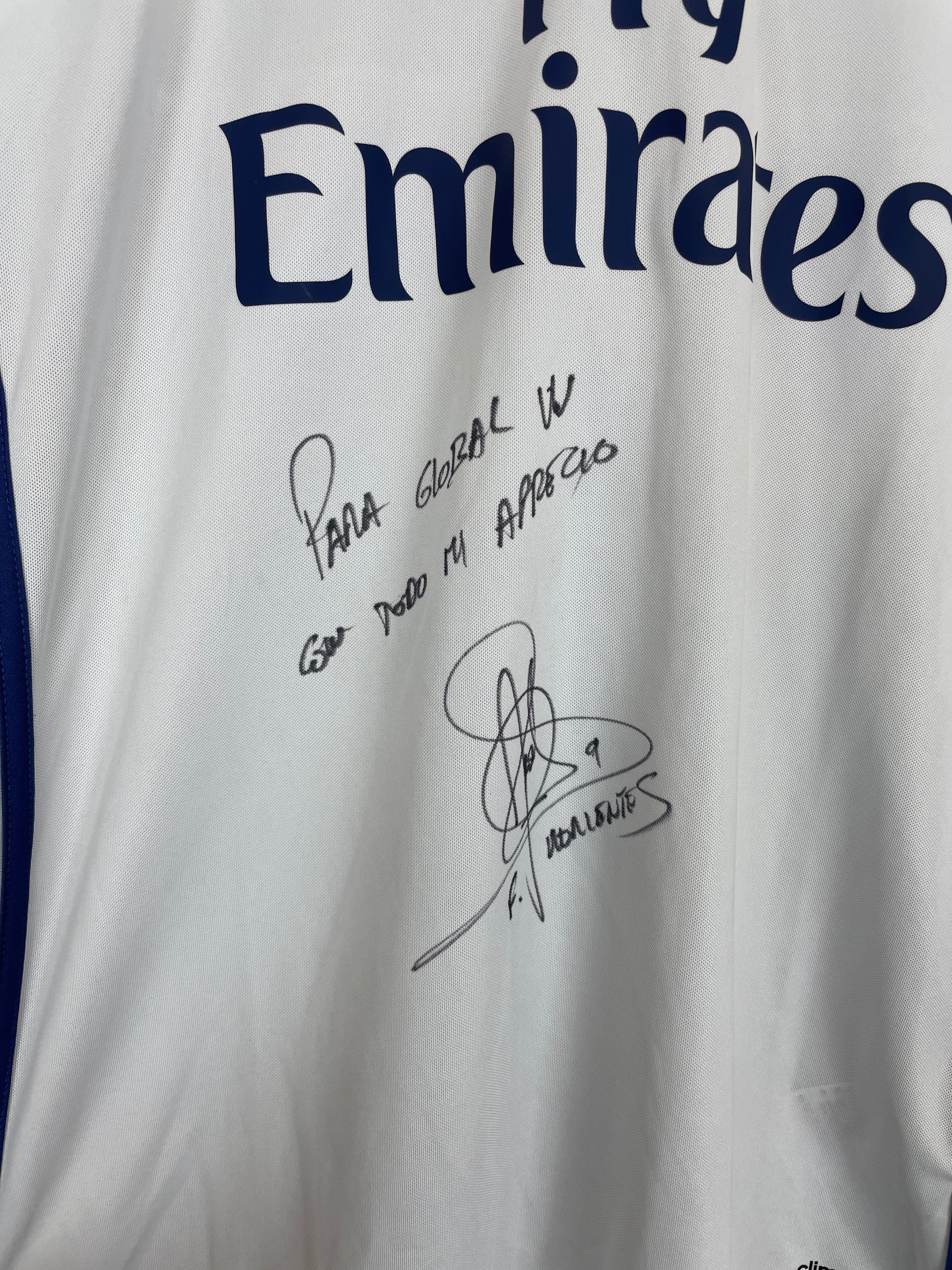 Shop 2016/17 REAL MADRID F.MORIENTES #9 *SIGNED* HOME SHIRT (M) ADIDAS, classic football shirts, vintage football shirts & retro soccer jerseys at Cult Kits