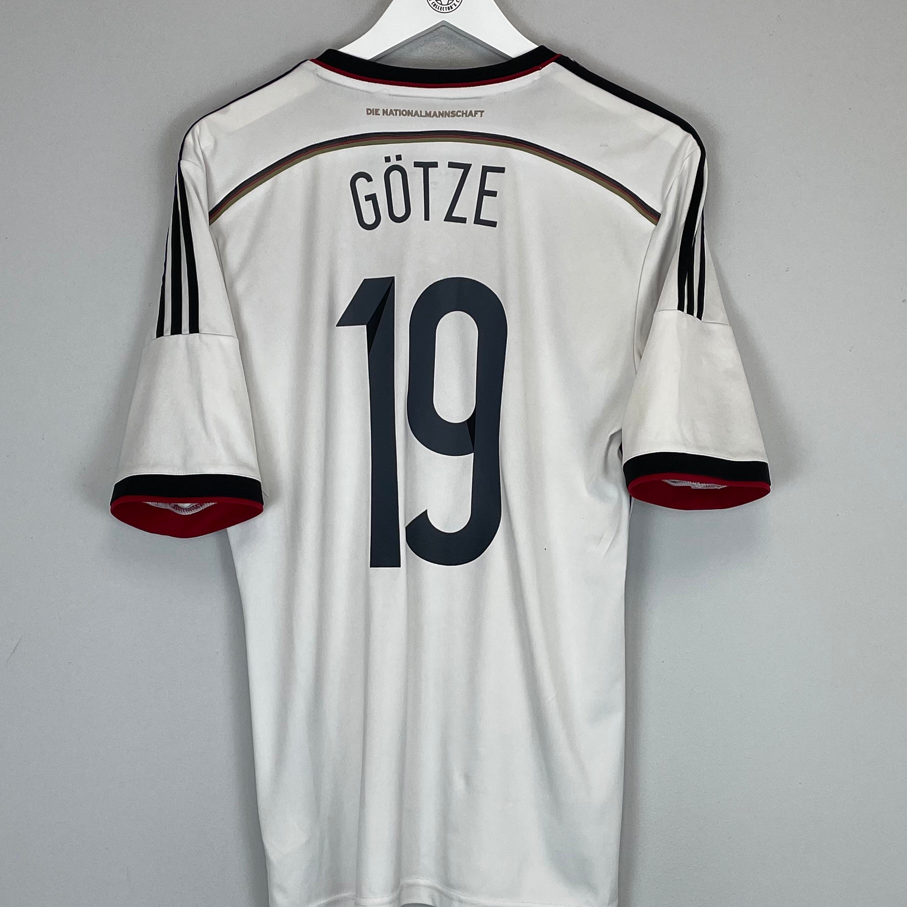 Shop 2014/15 GERMANY GOTZE #19 HOME SHIRT (L) ADIDAS, classic football shirts, vintage football shirts & retro soccer jerseys at Cult Kits
