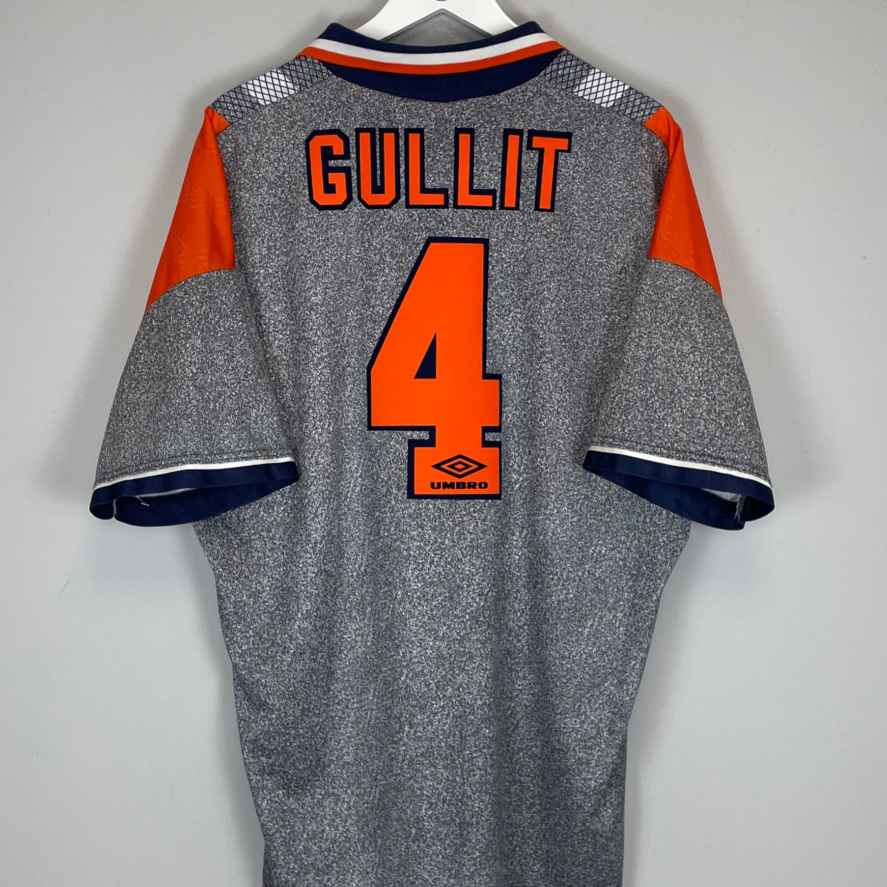 Shop 1994/96 CHELSEA GULLIT #4 AWAY SHIRT (XXL) UMBRO, classic football shirts, vintage football shirts & retro soccer jerseys at Cult Kits