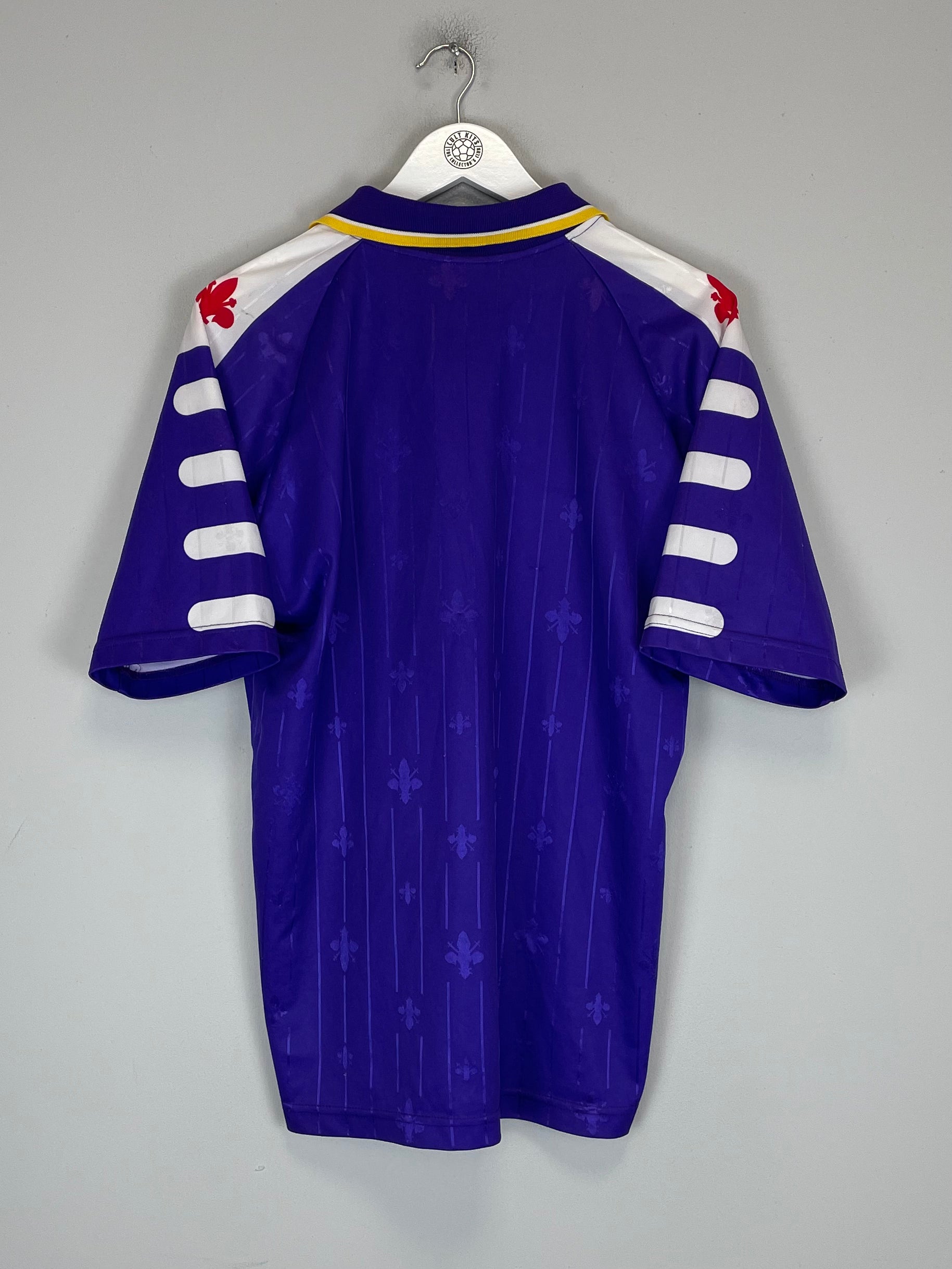 Shop 1998/99 FIORENTINA PROTOTYPE HOME SHIRT (L) FILA, classic football shirts, vintage football shirts & retro soccer jerseys at Cult Kits