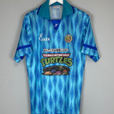 Shop 1998/99 NINJA TURTLES X JAPANESE MOVIE MASHUP #7 SHIRT (L) GALEX, classic football shirts, vintage football shirts & retro soccer jerseys at Cult Kits