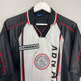 Shop 1998/99 AJAX AWAY SHIRT (XL) UMBRO, classic football shirts, vintage football shirts & retro soccer jerseys at Cult Kits