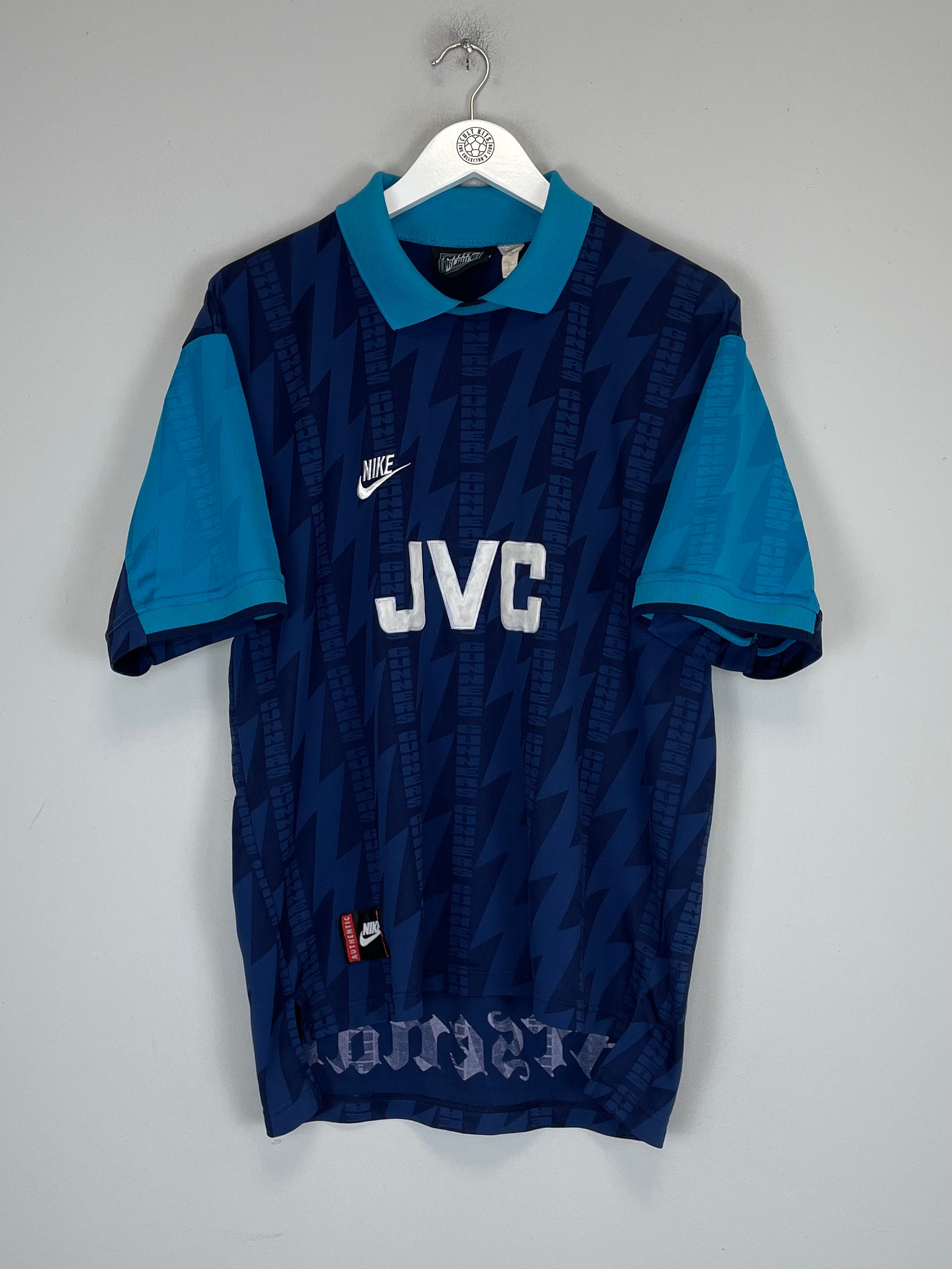 Shop 1995/96 ARSENAL #17 AWAY SHIRT (L) NIKE, classic football shirts, vintage football shirts & retro soccer jerseys at Cult Kits