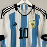 2022/23 ARGENTINA MESSI #10 *BNWT* HOME SHIRT (XL) ADIDAS