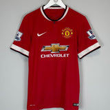 Shop 2014/15 MANCHESTER UNITED V.PERSIE #20 HOME SHIRT (L) NIKE, classic football shirts, vintage football shirts & retro soccer jerseys at Cult Kits
