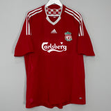 Shop 2008/10 LIVERPOOL GERRARD #8 HOME SHIRTS (XL) ADIDAS, classic football shirts, vintage football shirts & retro soccer jerseys at Cult Kits