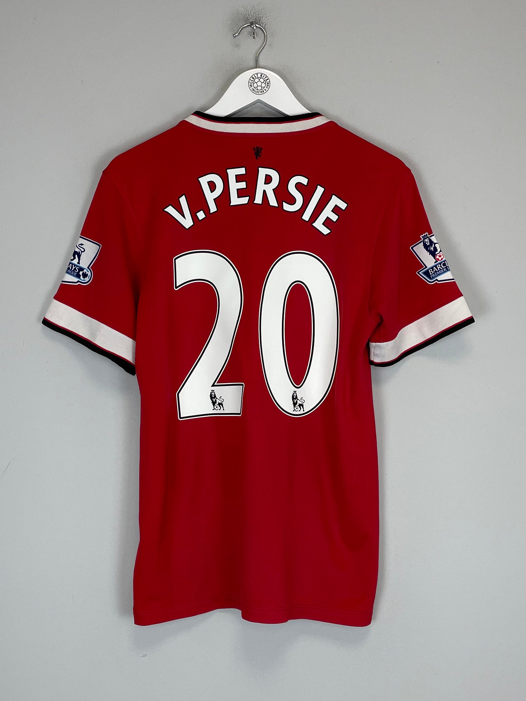 Shop 2014/15 MANCHESTER UNITED V.PERSIE #20 HOME SHIRT (L) NIKE, classic football shirts, vintage football shirts & retro soccer jerseys at Cult Kits