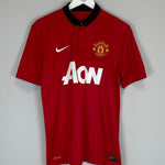 Shop 2013/14 MANCHESTER UNITED ROONEY #10 HOME SHIRT (M) NIKE, classic football shirts, vintage football shirts & retro soccer jerseys at Cult Kits