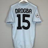 Shop 2005/06 CHELSEA DROGBA #15 C/L AWAY SHIRT (M) UMBRO, classic football shirts, vintage football shirts & retro soccer jerseys at Cult Kits