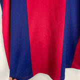 2000/01 BARCELONA KLUIVERT #9 HOME SHIRT (L) NIKE