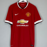 Shop 2014/15 MANCHESTER UNITED V.PERSIE #20 HOME SHIRT (L) NIKE, classic football shirts, vintage football shirts & retro soccer jerseys at Cult Kits