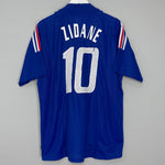 Shop 2002/04 FRANCE ZIDANE #10 HOME SHIRT (L) ADIDAS, classic football shirts, vintage football shirts & retro soccer jerseys at Cult Kits