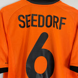 2000/02 NETHERLANDS SEEDORF #6 HOME SHIRT (M) NIKE