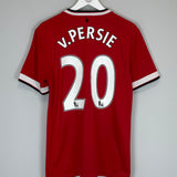 2014/15 MANCHESTER UNITED V.PERSIE #20 HOME SHIRT (M) NIKE