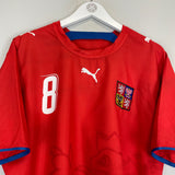 2006/08 CZECH REPUBLIC POBORSKY #8 HOME SHIRT (L) PUMA