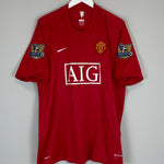 Shop 2007/08 MANCHESTER UNITED GIGGS #11 HOME SHIRT (XXL) NIKE, classic football shirts, vintage football shirts & retro soccer jerseys at Cult Kits