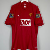 Shop 2007/08 MANCHESTER UNITED GIGGS #11 HOME SHIRT (XXL) NIKE, classic football shirts, vintage football shirts & retro soccer jerseys at Cult Kits