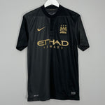 Shop 2013/14 MANCHESTER CITY KOMPANY #4 AWAY SHIRT (M) NIKE, classic football shirts, vintage football shirts & retro soccer jerseys at Cult Kits