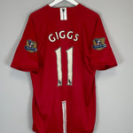 Shop 2007/08 MANCHESTER UNITED GIGGS #11 HOME SHIRT (XXL) NIKE, classic football shirts, vintage football shirts & retro soccer jerseys at Cult Kits