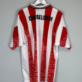 Shop 1996/98 FORTUNA DUSSELDORF HOME SHIRT (XL) UMBRO, classic football shirts, vintage football shirts & retro soccer jerseys at Cult Kits