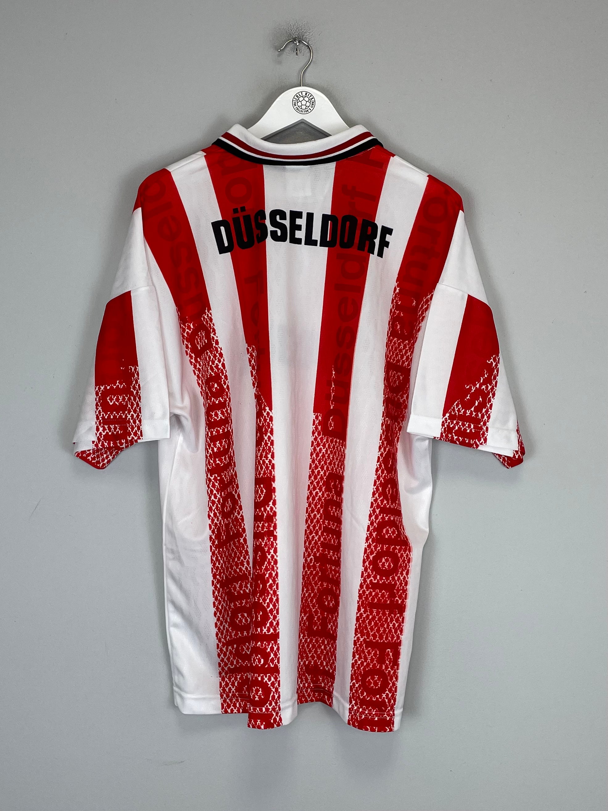 Shop 1996/98 FORTUNA DUSSELDORF HOME SHIRT (XL) UMBRO, classic football shirts, vintage football shirts & retro soccer jerseys at Cult Kits