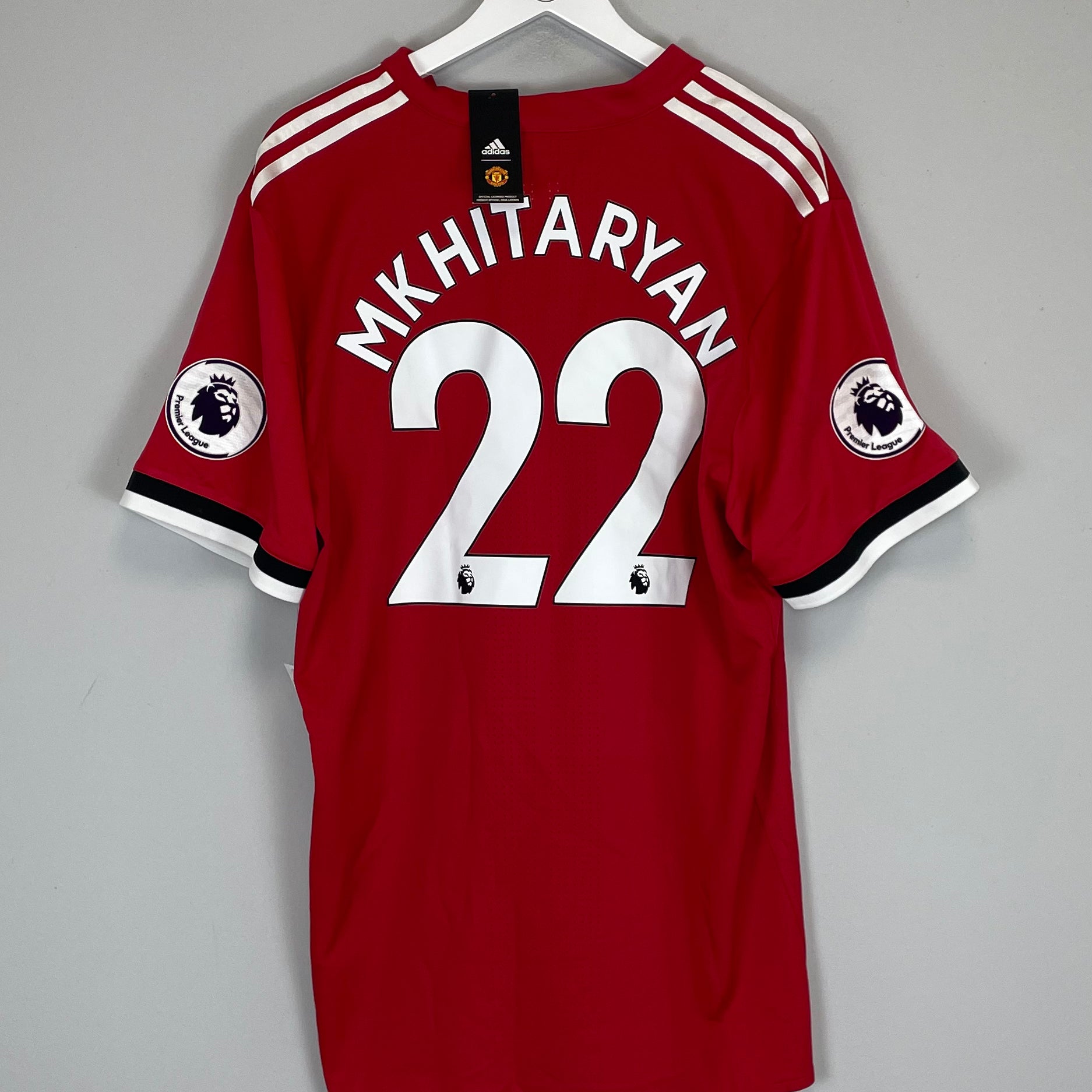 Shop 2017/18 MANCHESTER UNITED MKHITARYAN #22 *BNWT* AUTHENTIC HOME SHIRT (XXL) ADIDAS, classic football shirts, vintage football shirts & retro soccer jerseys at Cult Kits